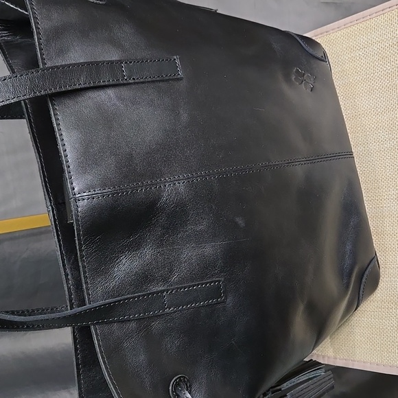 Patricia Nash Black Leather Tote - Picture 4 of 16